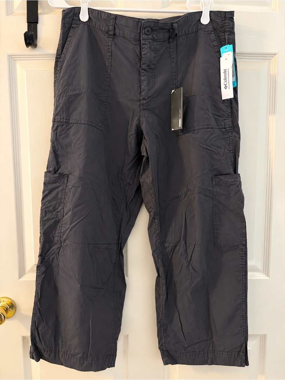 Studio Blue Vivian Curved Utility Pants Dark Gray Size 16 NWT